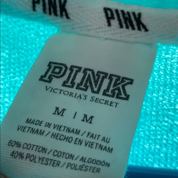 VS PINK sweater light blue half zip - Picture 4 of 4